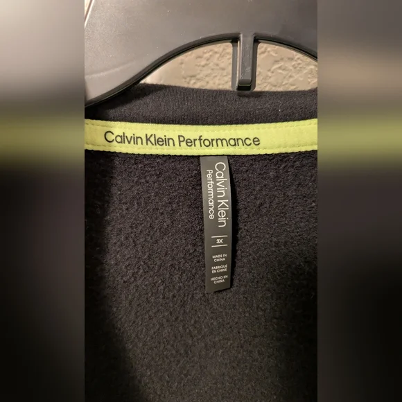 Calvin Klein Black Half Zip Hoodie - Picture 4 of 8